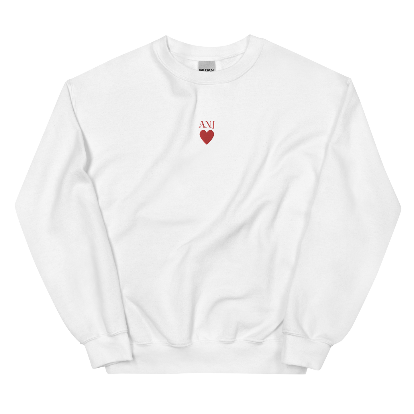 Anj of Hearts Embroidered Crewneck